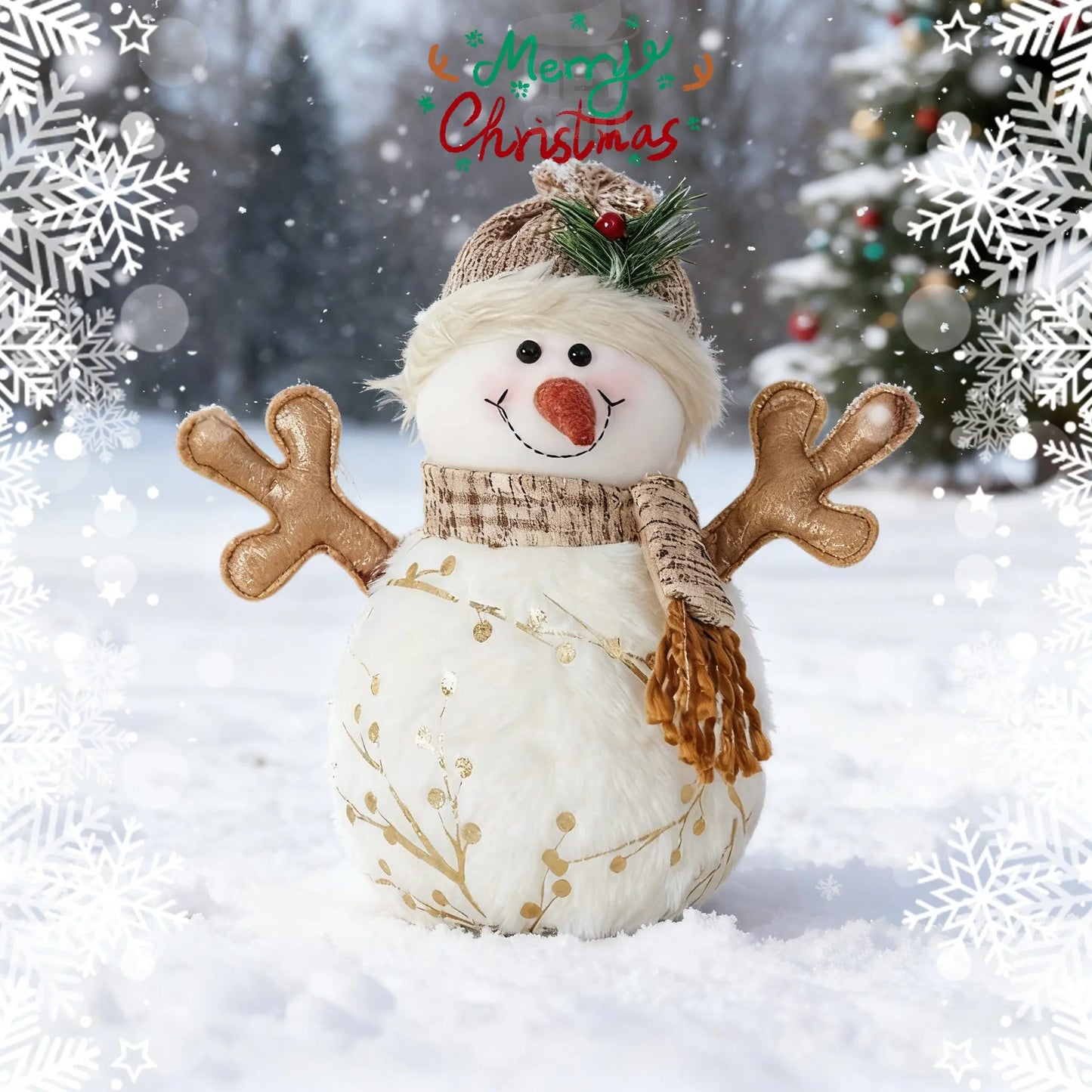 Christmas Santa Doll Vintage Christmas Ornament  Cartoon