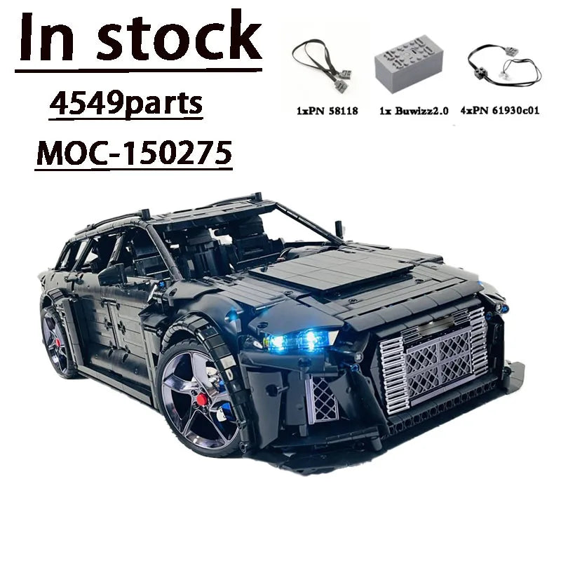 MOC-150275New RS6 Urban Sports Car Building Block Model