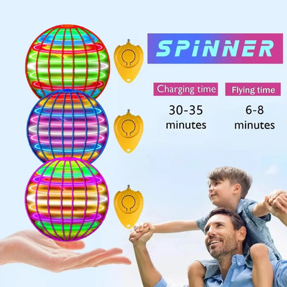  Flying Ball Children's Hand Controlled Color LED Cosmic Globe 360 °