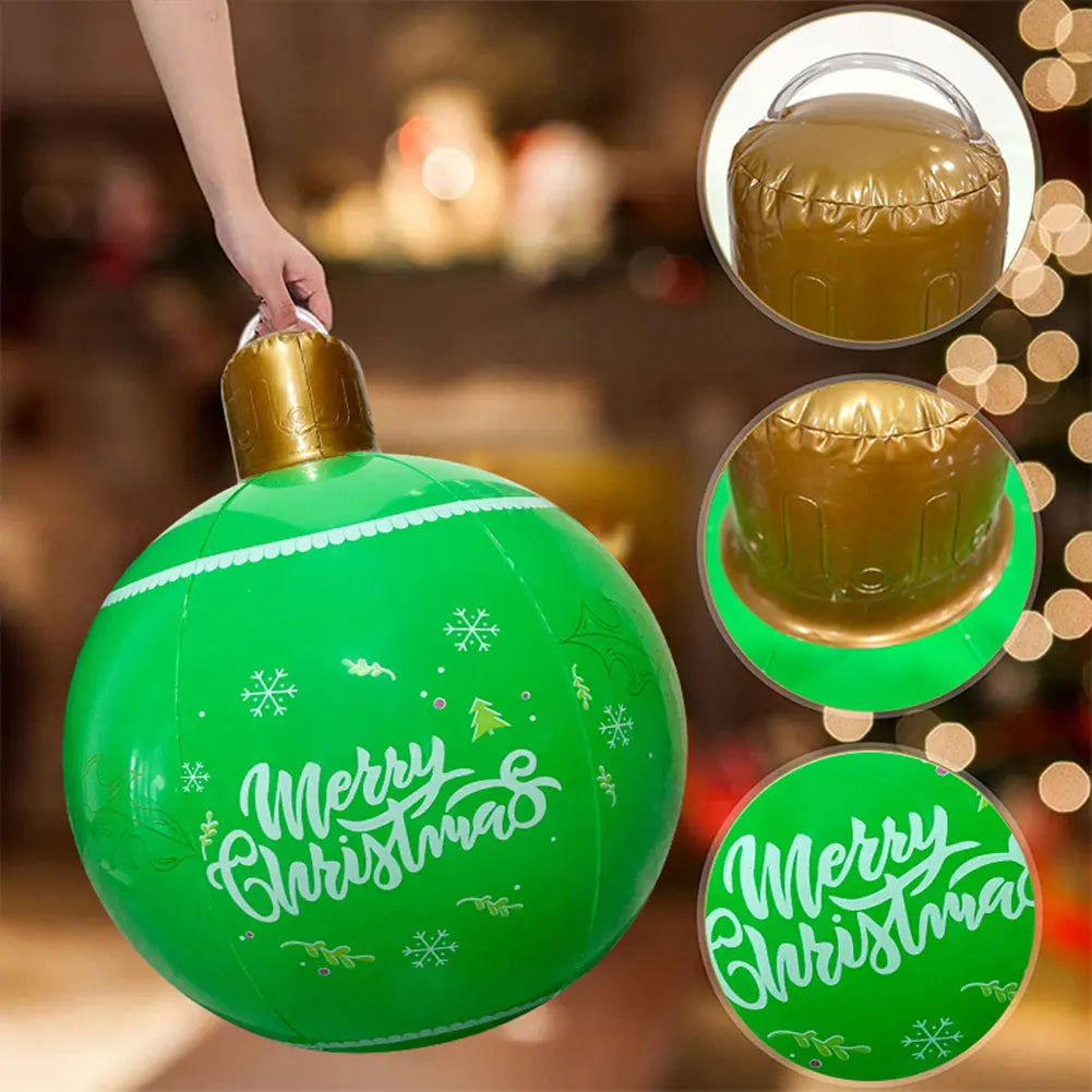 60cm Giant Inflatable Christmas Balls Light