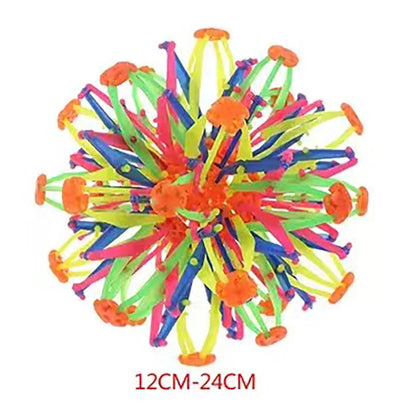 Children's magic telescopic ball outdoor flower ball