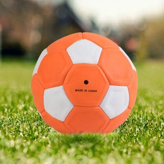Great Size 3/4/5 Curve Soccer Ball Recreational Orange Youth Football