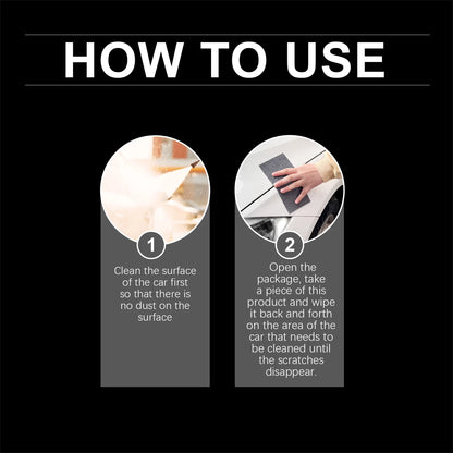 12Pcs Nano Sparkle Cloth for Car Scratch Remover