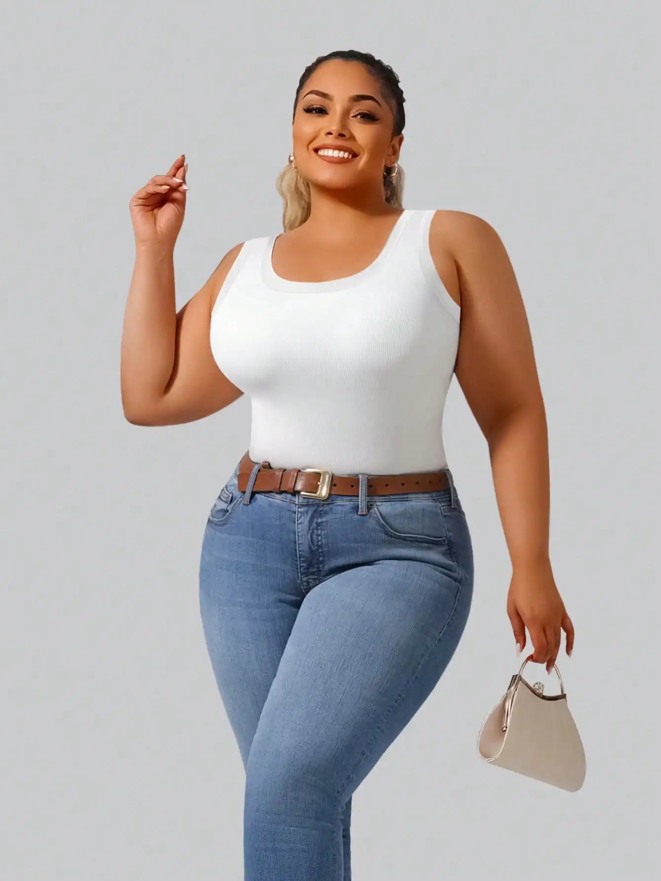 New plus size women's fashion vest