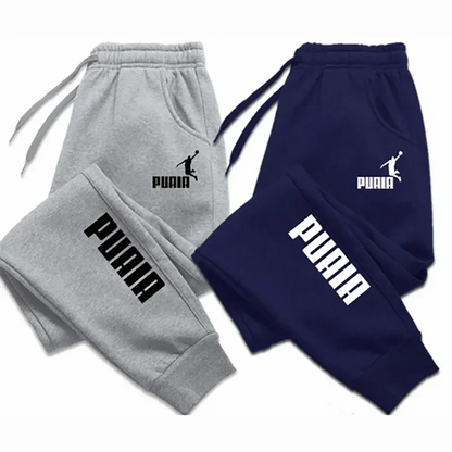 PUAIA Print Men's Pants Autumn/Winter New Sport Jogging