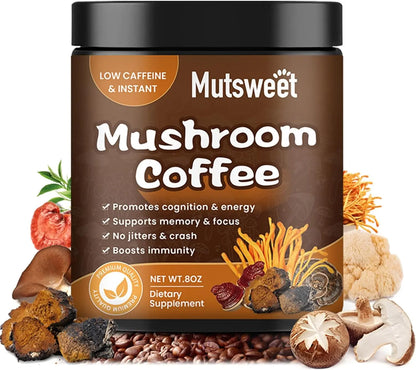 ﻿ Organic Ground Coffee with Lion's Mane Mushroom