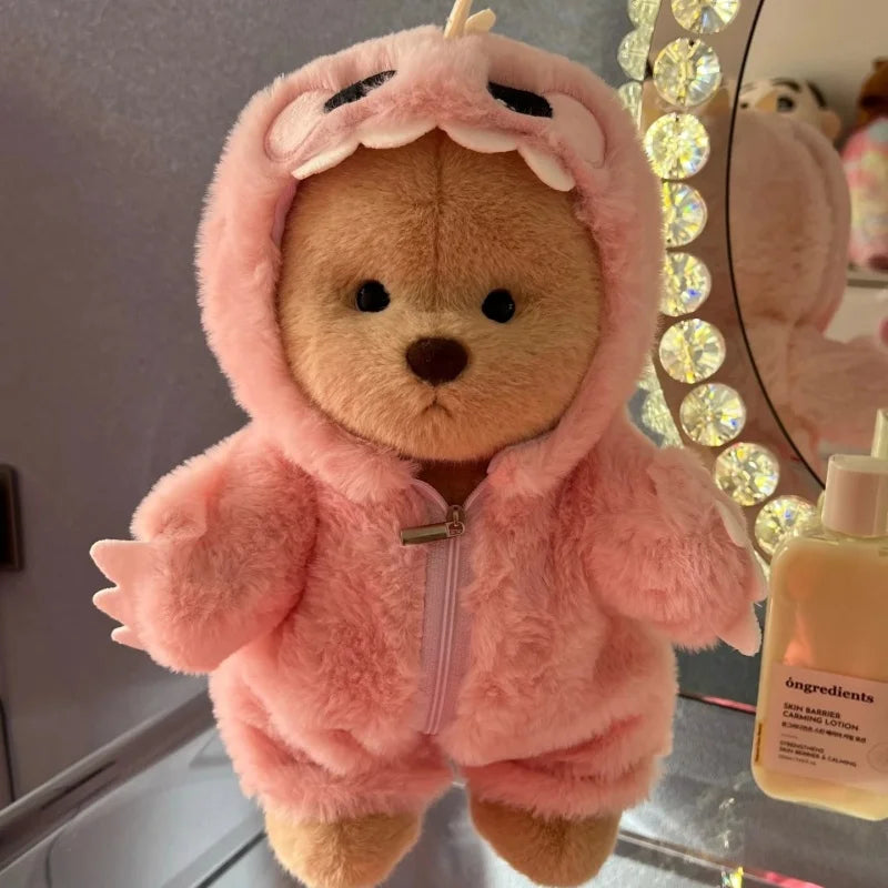 New 2025 30cm Doll Clothes Plush Toy Set Bear Kawaii Anime