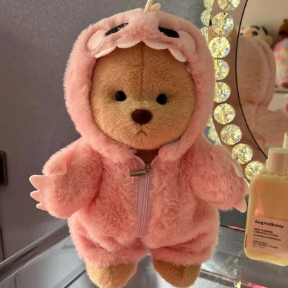 New 2025 30cm Doll Clothes Plush Toy Set Bear Kawaii Anime