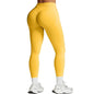 Seamless Women Solid Waist Yoga Pants
