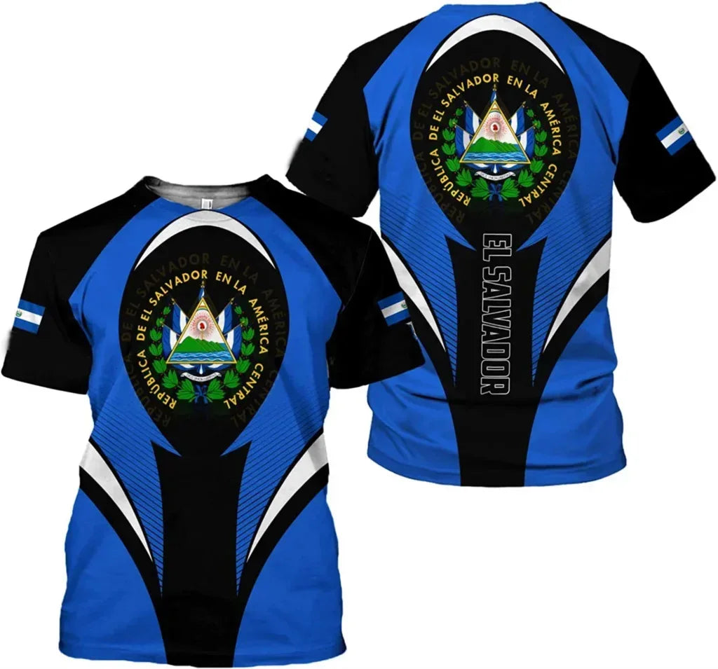 El Salvador Flag Football Jersey 3D Print