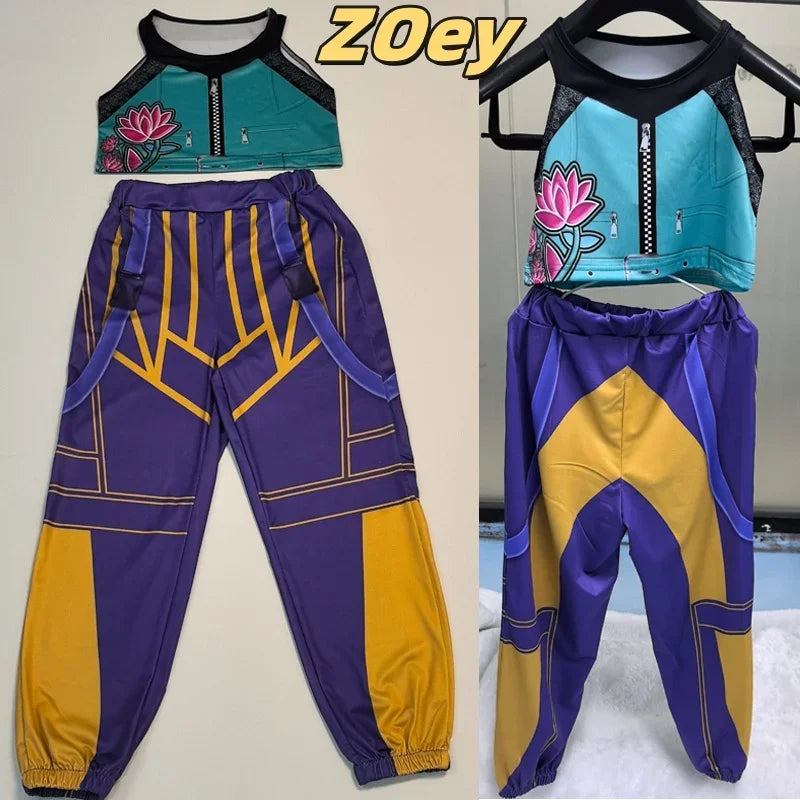 2025 Children Zoey Mira Rumi 3D Print Cosplay Costume