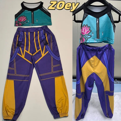 2025 Children Zoey Mira Rumi 3D Print Cosplay Costume