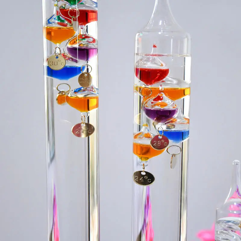 Galileo Thermometer Colorful Ball Suspended Bedroom Wine