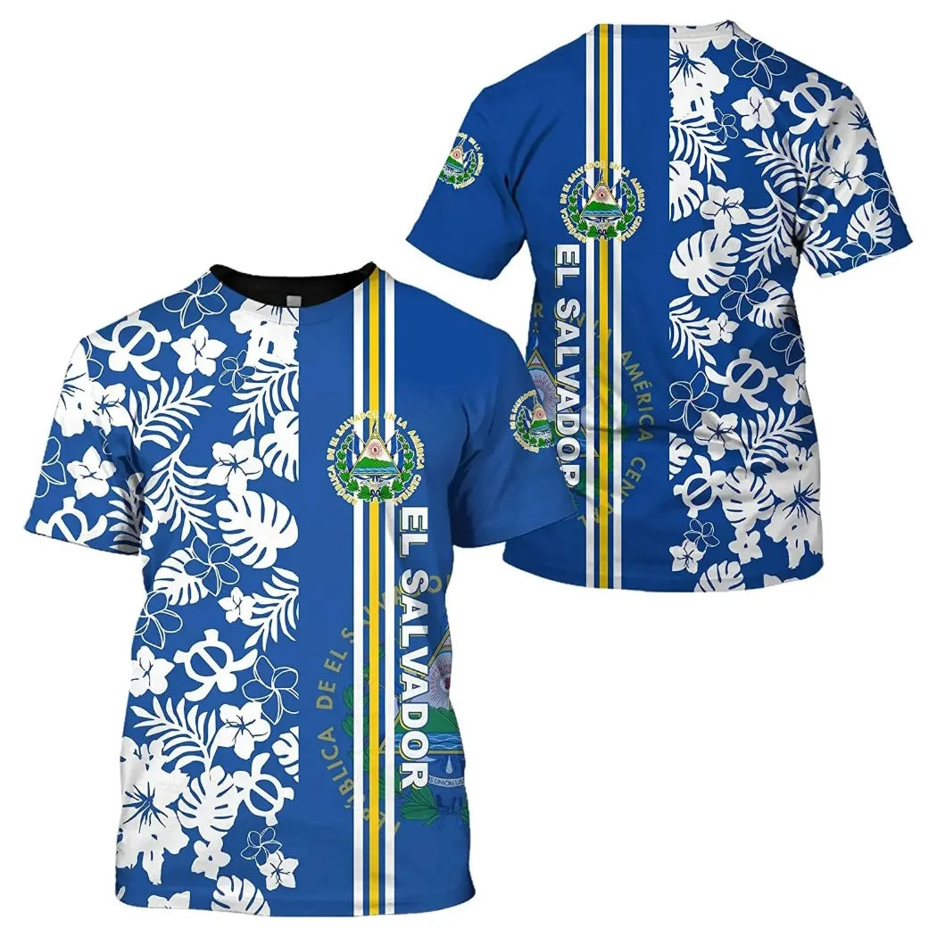 El Salvador Flag Football Jersey 3D Print