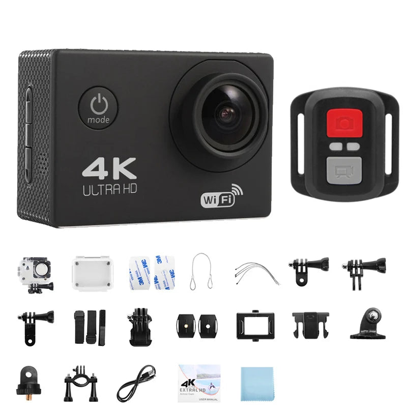 Action Camera Ultra HD 4K/30fps WiFi 2.0-inch 170D