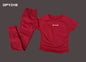 DFYZHE round neck breathable short sleeved+long pants