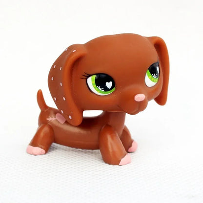Rare pet toy Stands Short Hair Kitten Dog Dachshund Collie