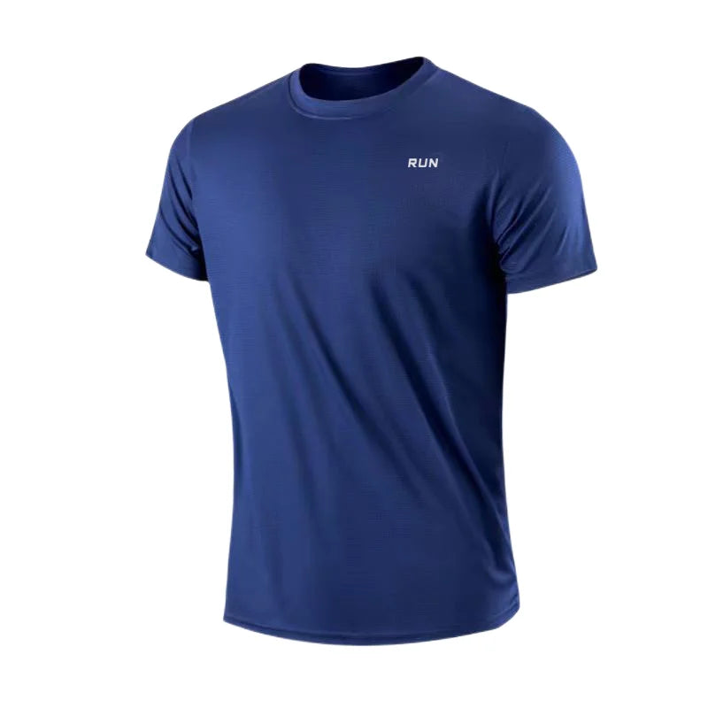 Men's Quick Dry Short Sleeve Gym Running Moisture Wicking