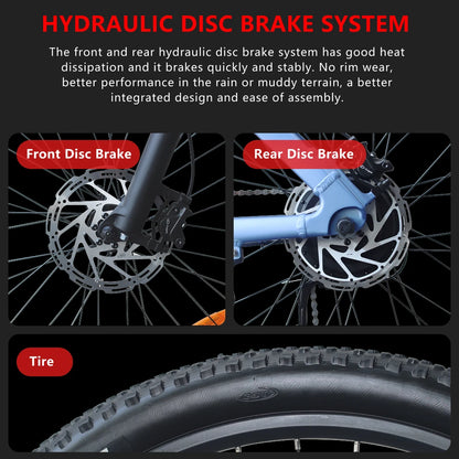 Ebikes 57KM/H Electric Bicycle 27.5 Inch Adults Electric