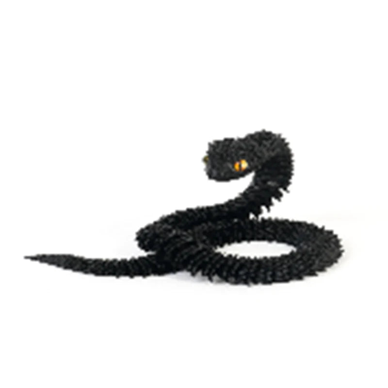 3D Printed Snake Decoration Colorful Model 3D