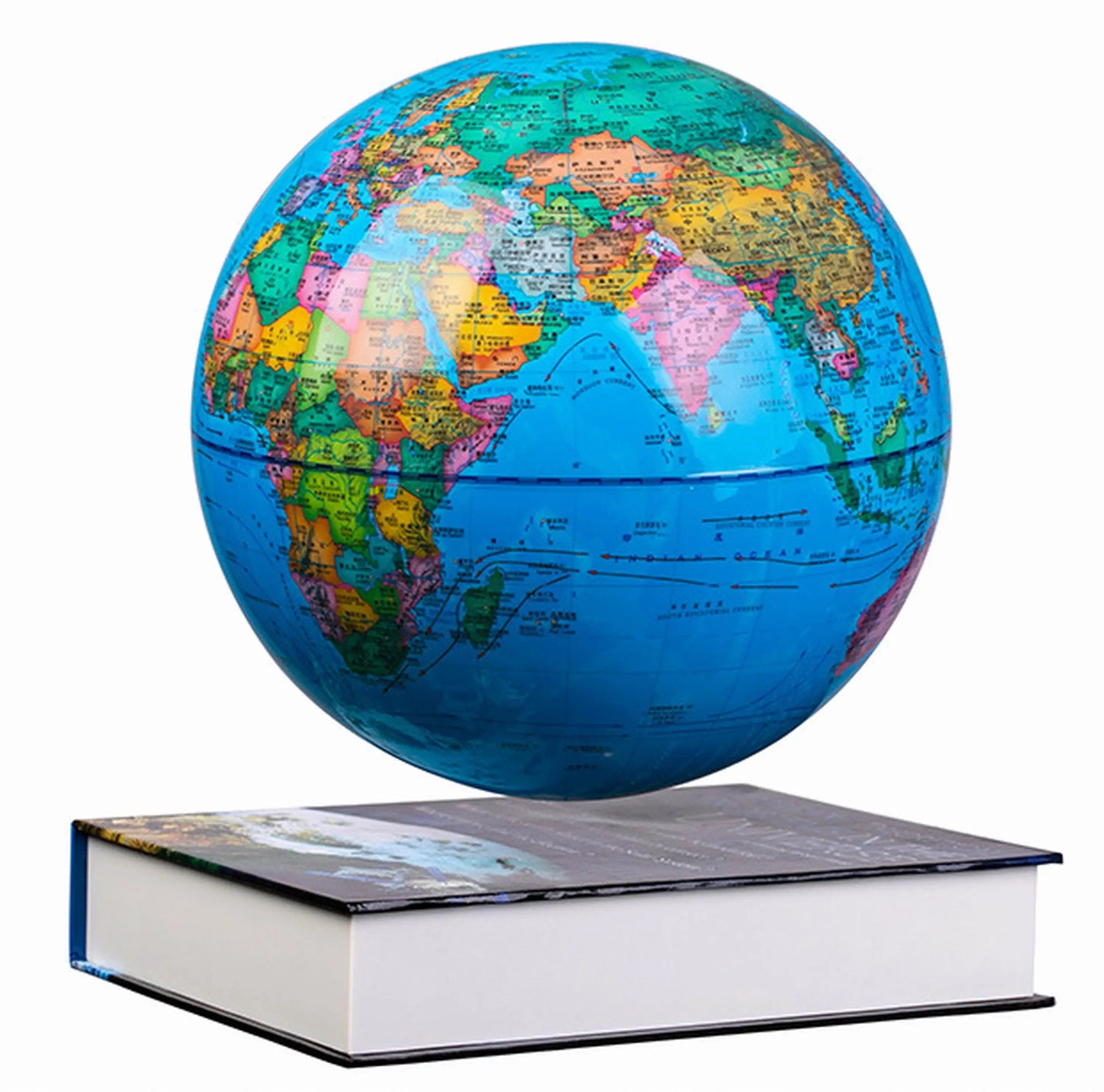 Creative Floating Magnetic Levitation Book Shape World