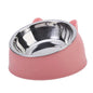 Cat Bowl Lovely Creative Inclined Kitten Puppy Food