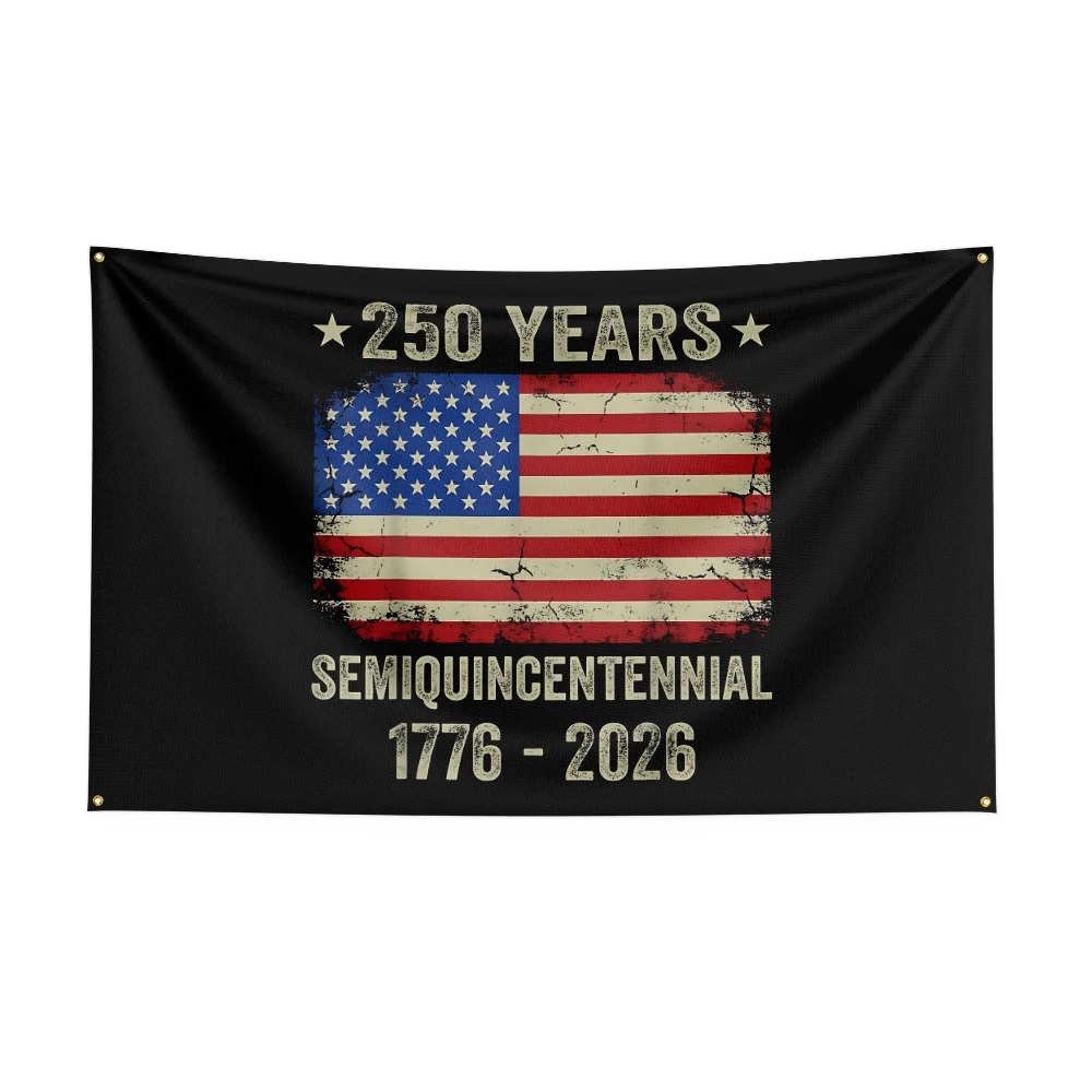 US 250th Anniversary 1776 2026 Semiquincentennial Flag,