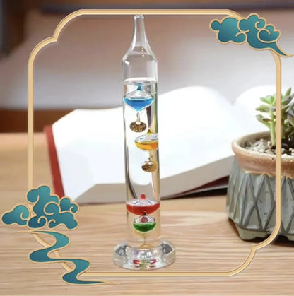 Galileo Thermometer Colorful Ball Suspended Bedroom Wine
