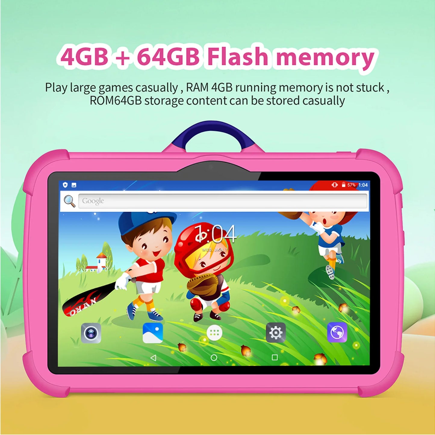 2025 New 7 Inch 5G WiFi Kids Tablets For Study Education