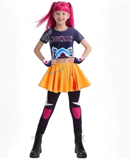 New K-POP Demon Hunter Cossplay Girls Costume