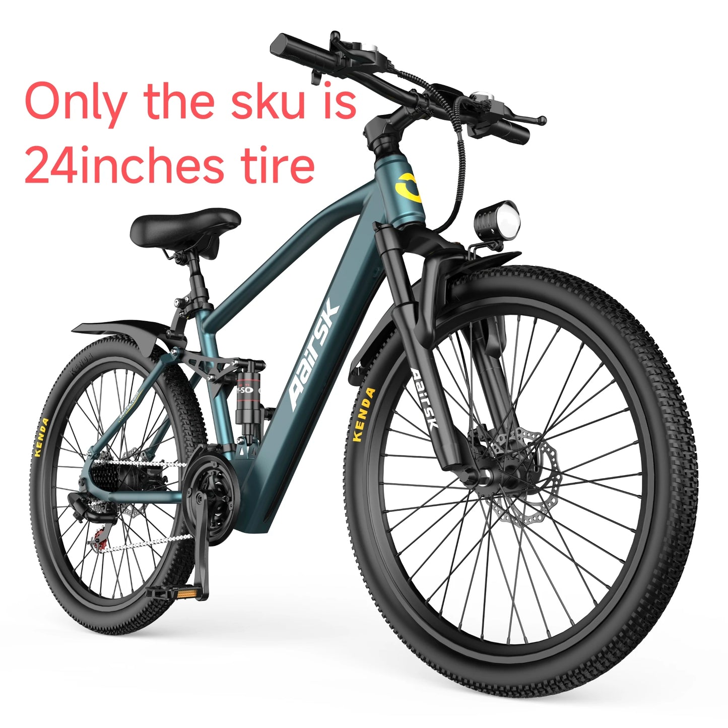 26'' Electric Bike for Adults,750W Peak Motor Mountain