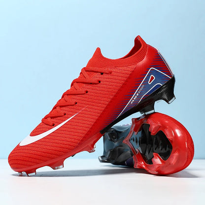 New Men Outdoor Football Boots Soccer Shoes Cleats Match Training