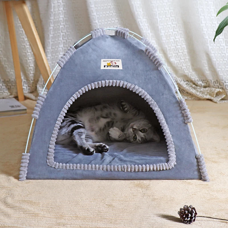Foldable Cat House Pet Tent Four Seasons Universal