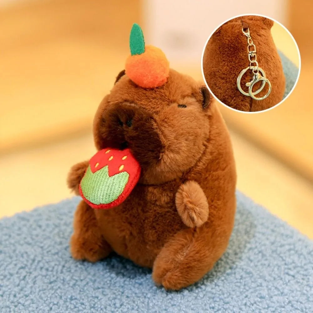 Cute Capybara Plush Toy Hoodie with Wings Simulation Doll
