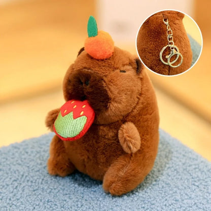 Cute Capybara Plush Toy Hoodie with Wings Simulation Doll