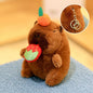 Cute Capybara Plush Toy Hoodie with Wings Simulation Doll
