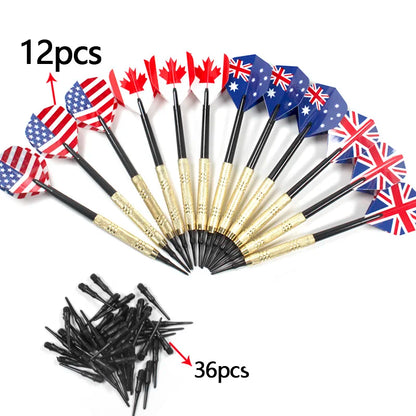 12 Pcs/Set Darts Professional 14g Safety Soft Tipped Darts