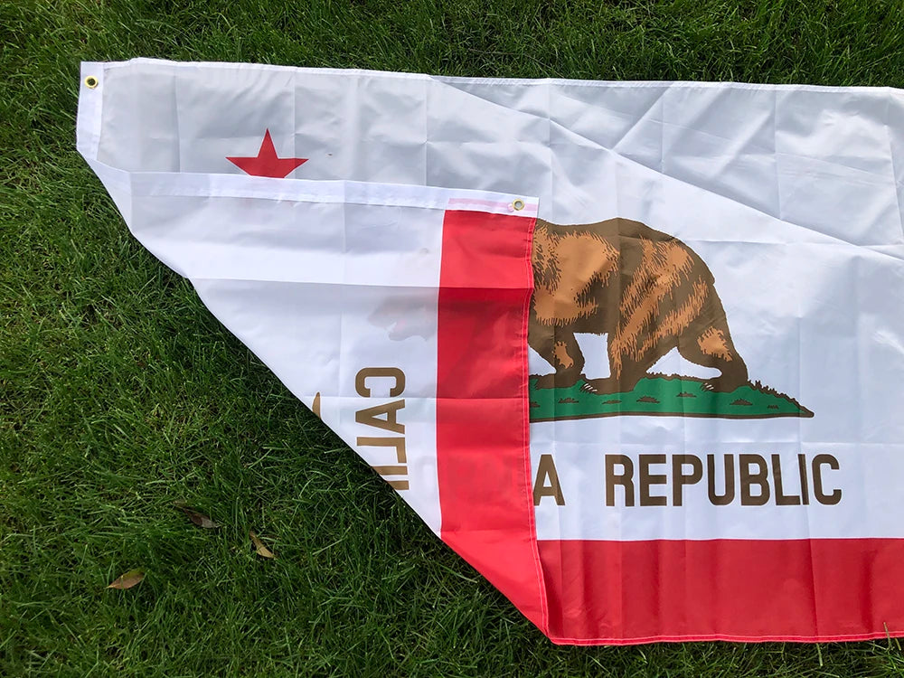 SKY FLAG california flag 90*150cm double side printed polyester hanging us usa state bear california flag