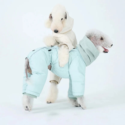 Winter Dog Coats Warm Windproof Jacket Dog Outdoor Four Legged