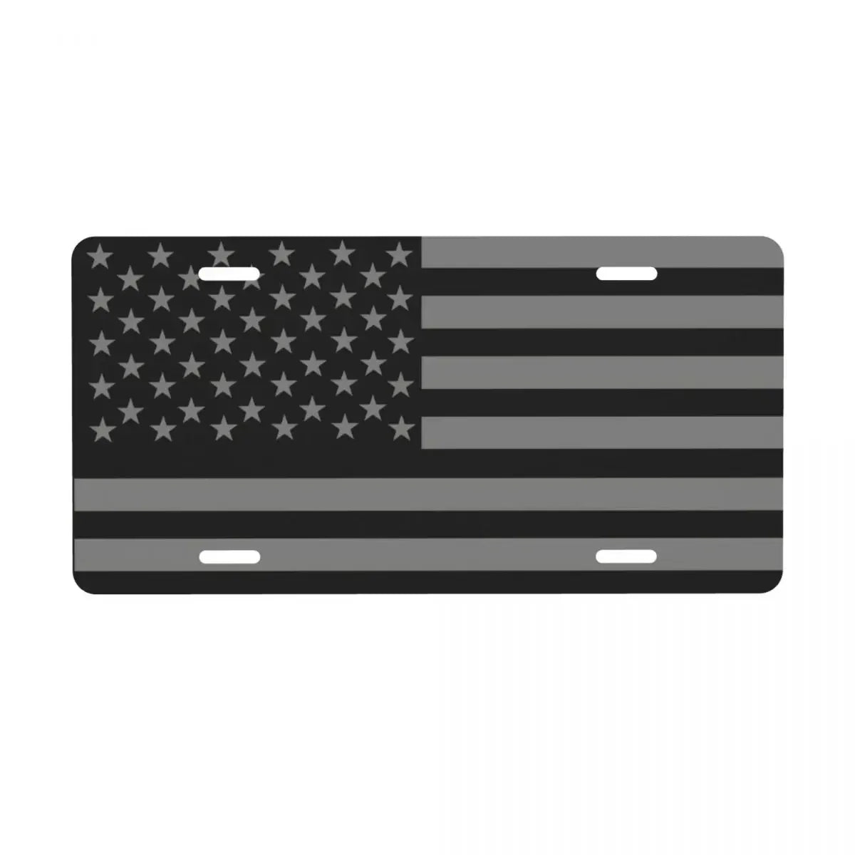 American Flag Bald Eagle Metal License Plate USA