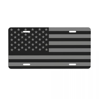 American Flag Bald Eagle Metal License Plate USA