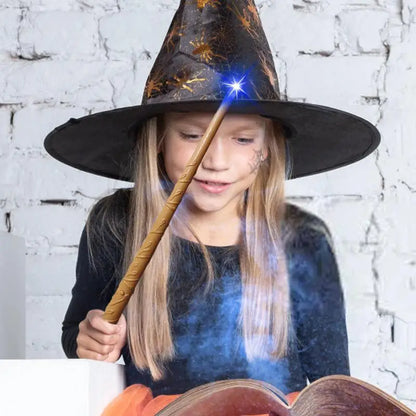 Light Up Wizard Wand Glowing Witch