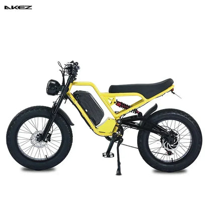 Electric Bicycle Full Suspension Removable Battery Fat TIRE