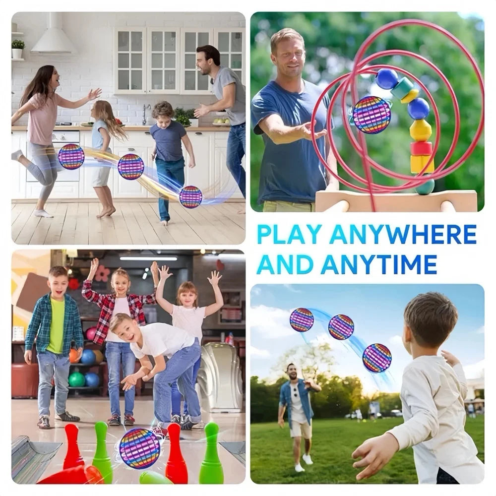  Flying Ball Children's Hand Controlled Color LED Cosmic Globe 360 °