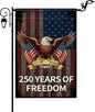 250 Years America Garden Flag, USA 250th Anniversary Banner