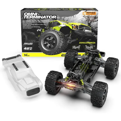 Mini 1:10 Carbon Fiber RC Car Roller For Adults, 4X4 Off-Road