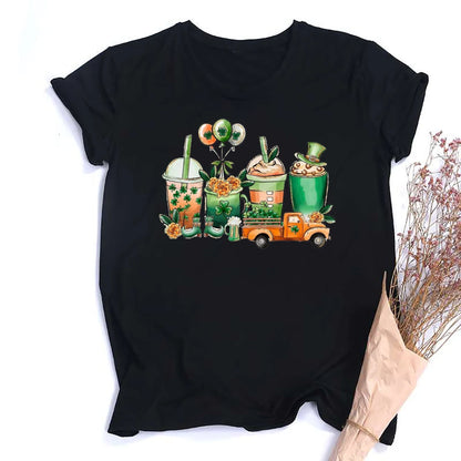 St. Patrick's Coffee Shirt Lucky Coffee Shirt St Patricks Day
