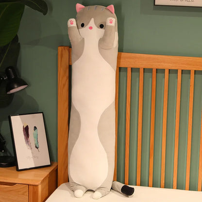 50/70/90/110/130cm Funny Joy Cute Soft Long Cat Plush Toys