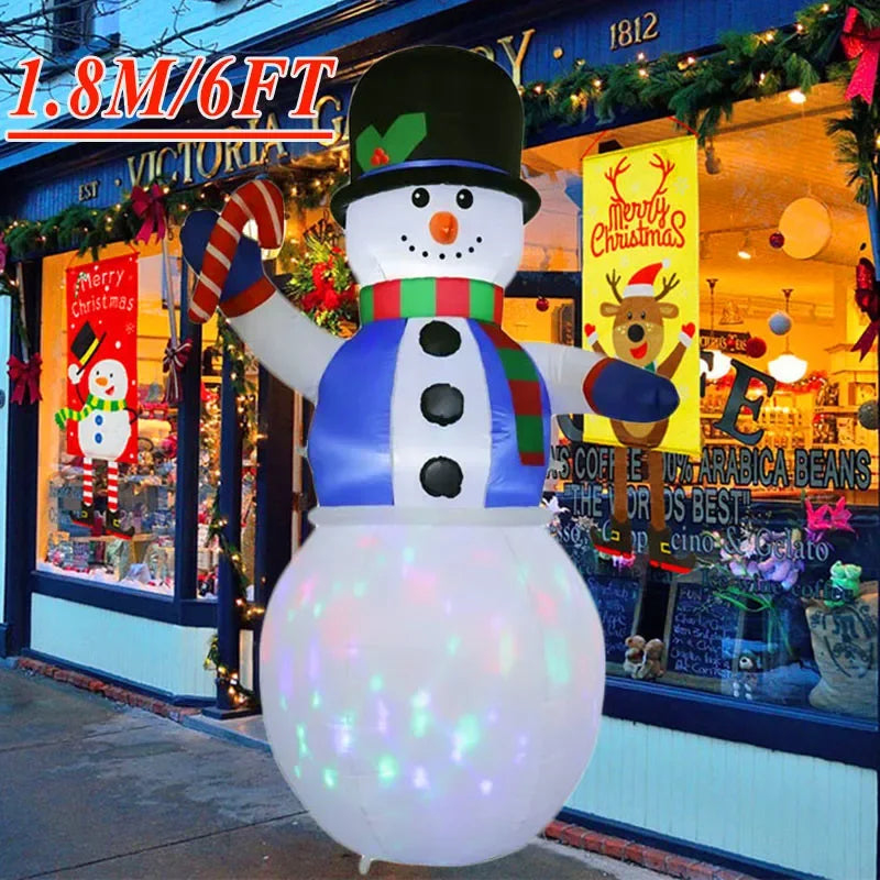 Christmas Decorations Model Built-in LED Lights Inflatable Toys Ornament