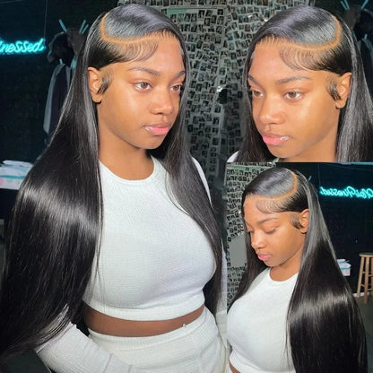Bone Straight Human Hair Wig 13x6 HD